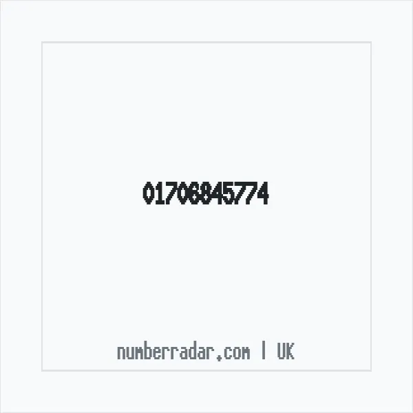 Reverse number check for +44 1706 845774 — who called me?