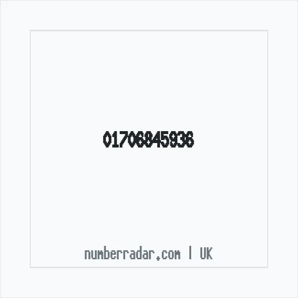 Reverse number check for +44 1706 845936 — who called me?