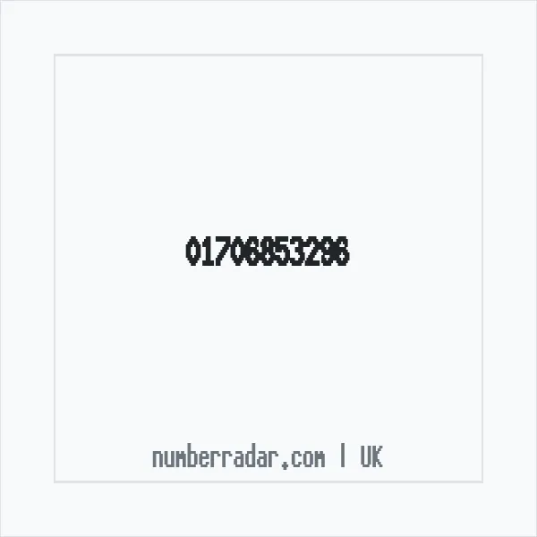 Reverse number check for +44 1706 853296 — who called me?