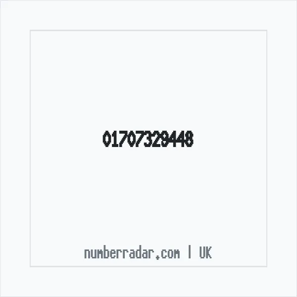 Reverse number check for +44 1707 329448 — who called me?