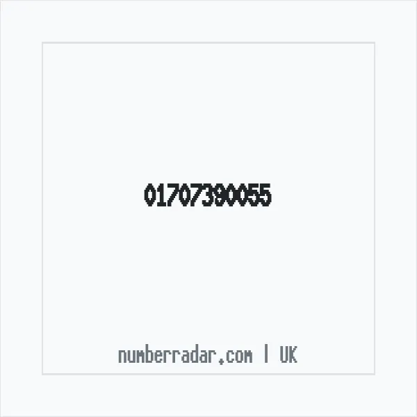 Reverse number check for +44 1707 390055 — who called me?