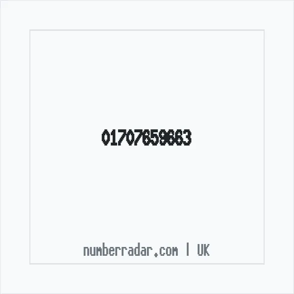 Reverse number check for +44 1707 659663 — who called me?