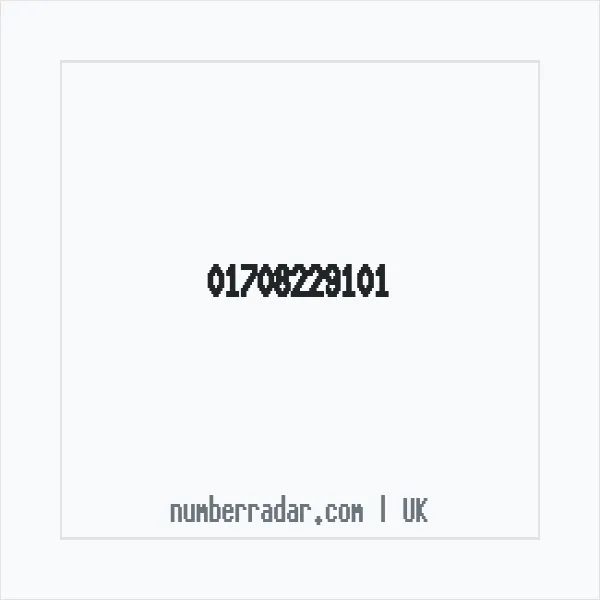 Reverse number check for +44 1708 229101 — who called me?