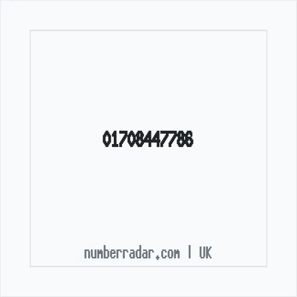 Reverse number check for +44 1708 447786 — who called me?