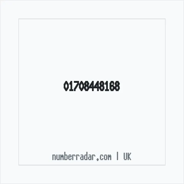 Reverse number check for +44 1708 448168 — who called me?
