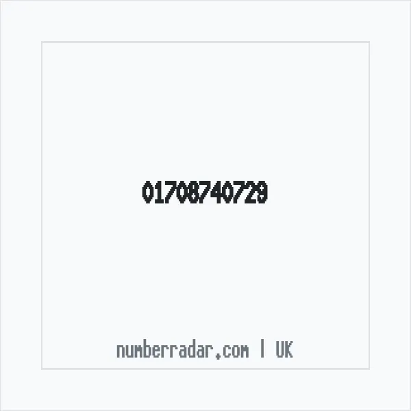 Reverse number check for +44 1708 740729 — who called me?