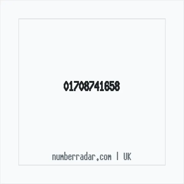 Reverse number check for +44 1708 741658 — who called me?