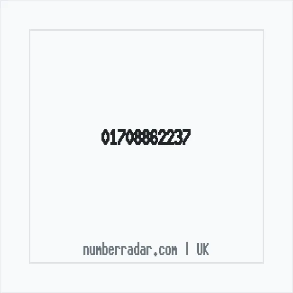 Reverse number check for +44 1708 862237 — who called me?