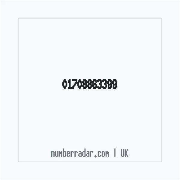 Reverse number check for +44 1708 863399 — who called me?