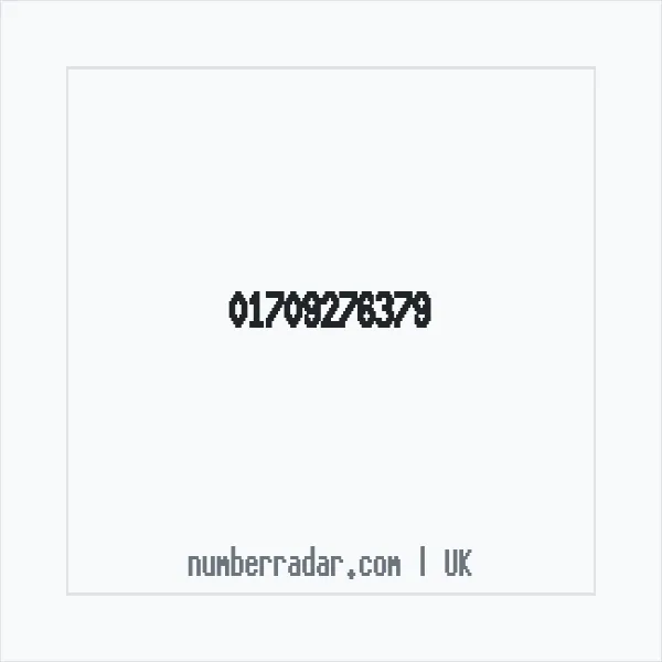 Reverse number check for +44 1709 276379 — who called me?