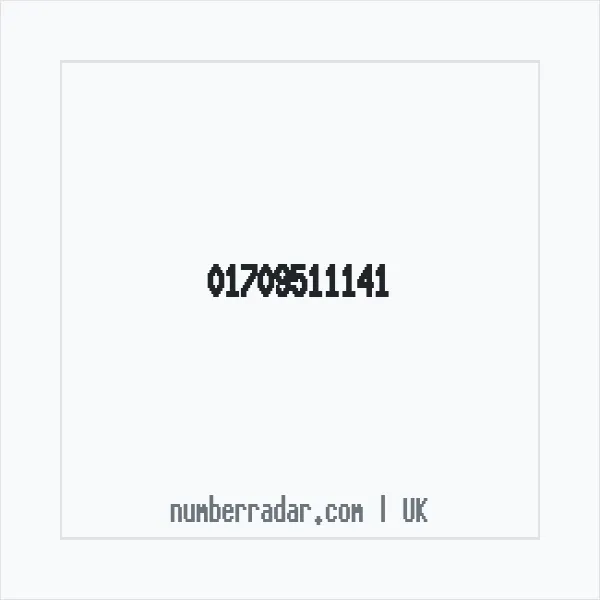 Reverse number check for +44 1709 511141 — who called me?