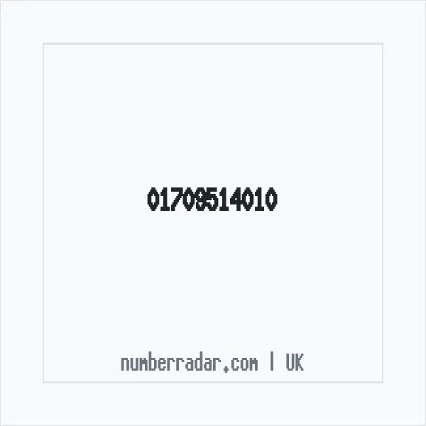Reverse number check for +44 1709 514010 — who called me?