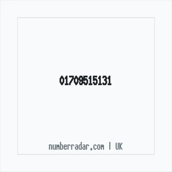 Reverse number check for +44 1709 515131 — who called me?