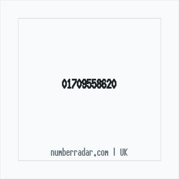 Reverse number check for +44 1709 558620 — who called me?