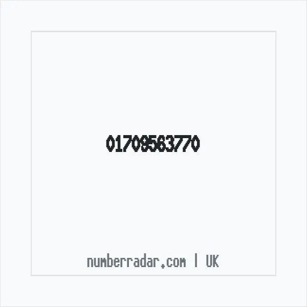 Reverse number check for +44 1709 563770 — who called me?