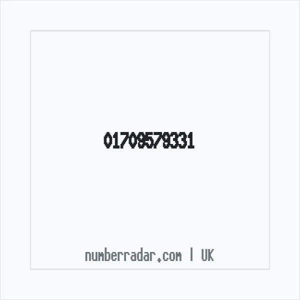 Reverse number check for +44 1709 579331 — who called me?