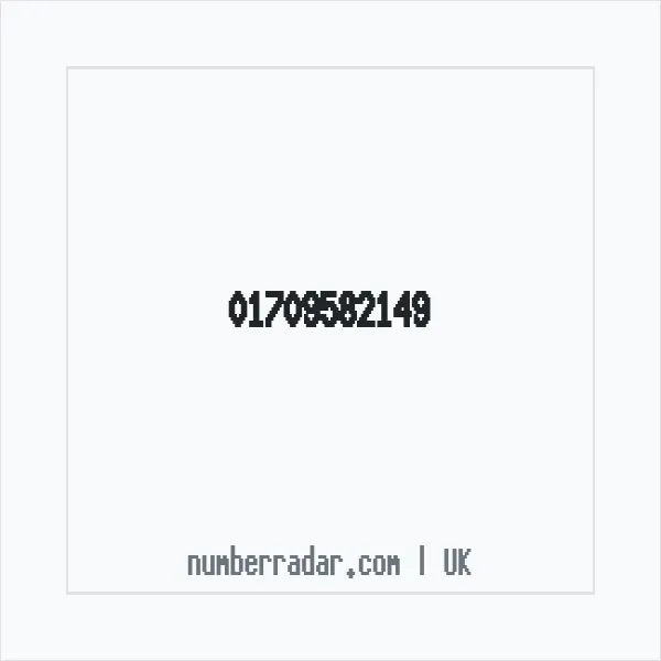 Reverse number check for +44 1709 582149 — who called me?