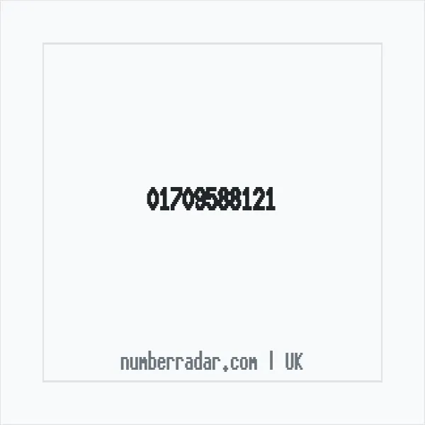 Reverse number check for +44 1709 588121 — who called me?