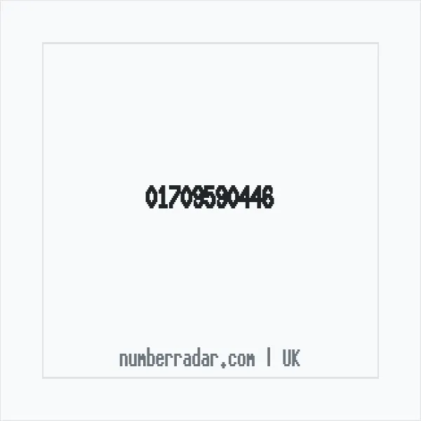 Reverse number check for +44 1709 590446 — who called me?