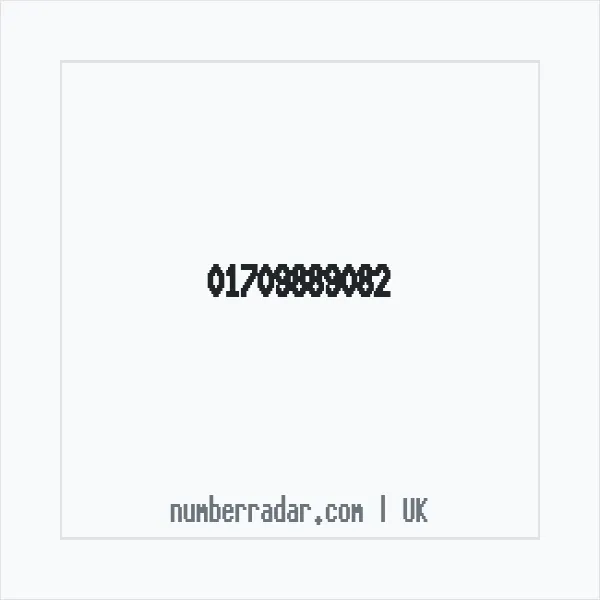 Reverse number check for +44 1709 889082 — who called me?