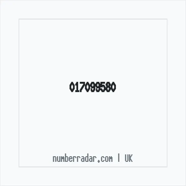 Reverse number check for +44 17099580 — who called me?
