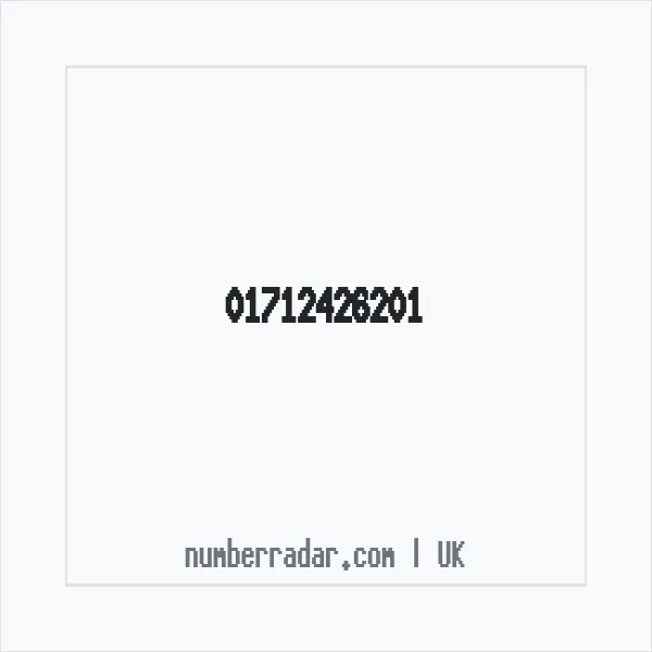 Reverse number check for +44 1712 426201 — who called me?