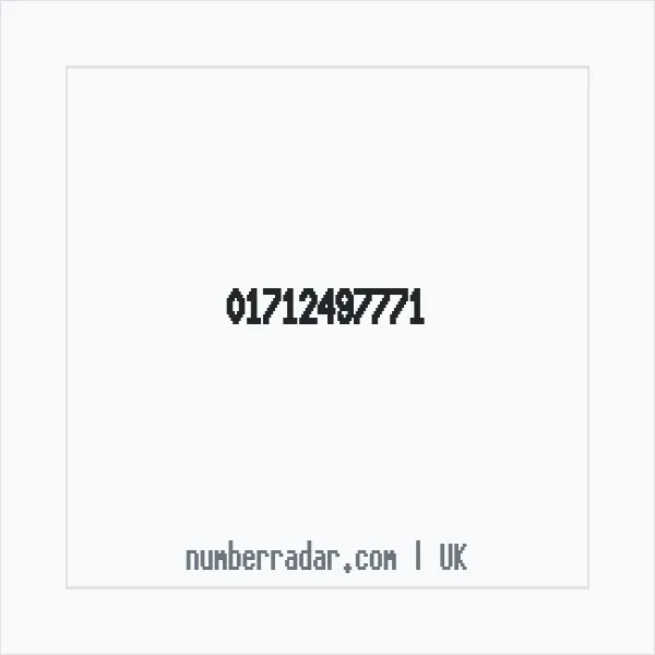 Reverse number check for +44 1712 497771 — who called me?