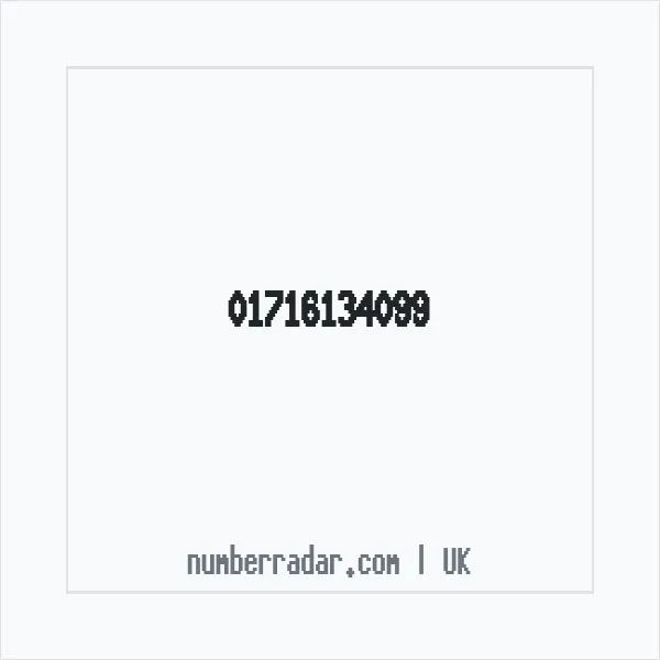 Reverse number check for +44 1716 134099 — who called me?