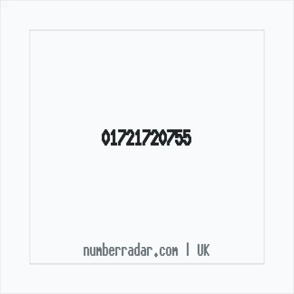 Reverse number check for +44 1721 720755 — who called me?