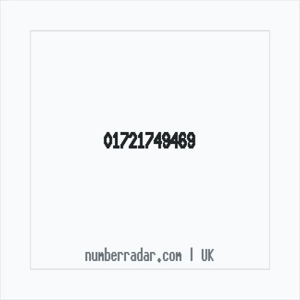 Reverse number check for +44 1721 749469 — who called me?