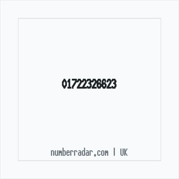 Reverse number check for +44 1722 326623 — who called me?