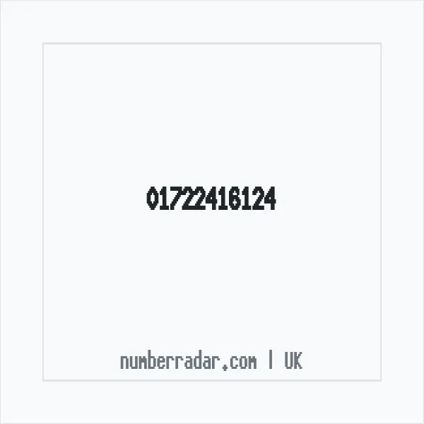 Reverse number check for +44 1722 416124 — who called me?