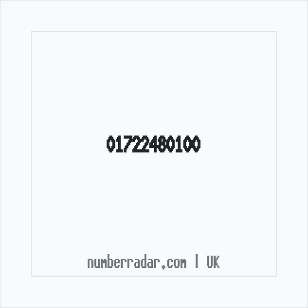 Reverse number check for +44 1722 480100 — who called me?