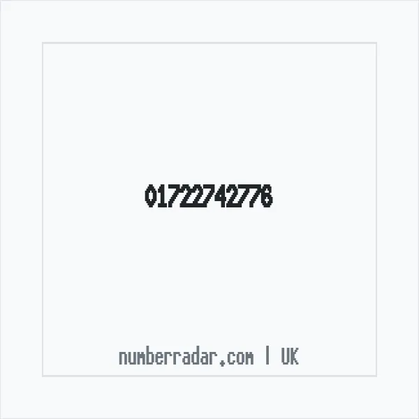 Reverse number check for +44 1722 742776 — who called me?