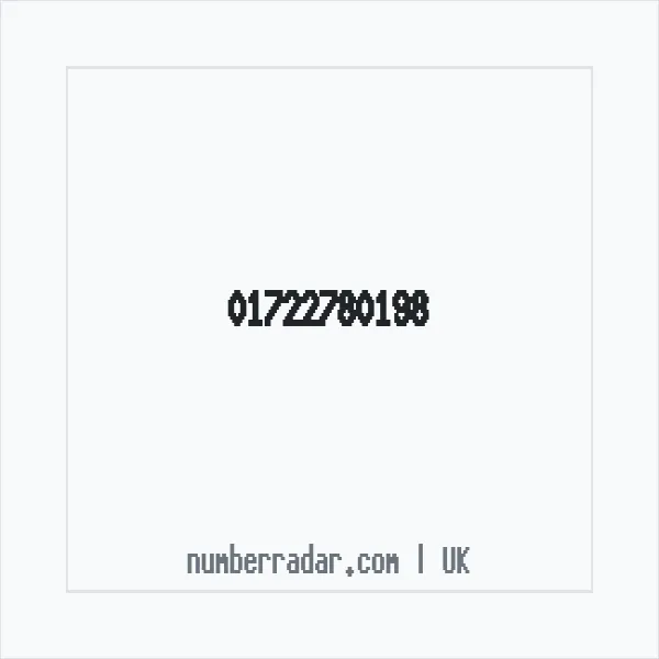 Reverse number check for +44 1722 780198 — who called me?