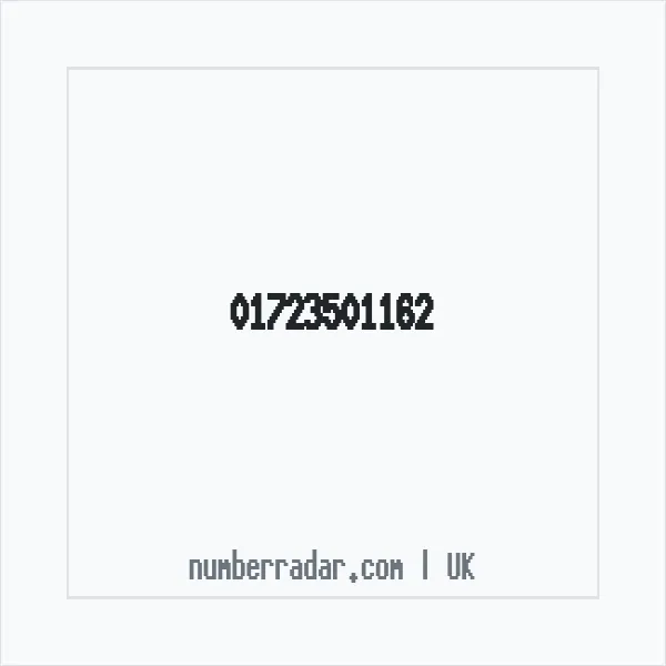 Reverse number check for +44 1723 501162 — who called me?