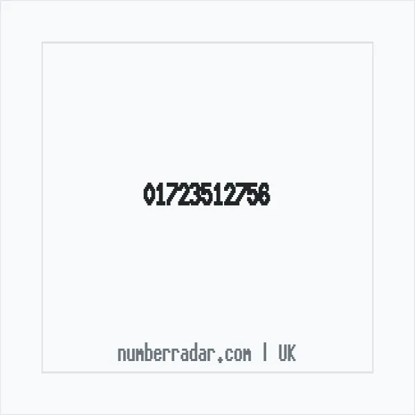 Reverse number check for +44 1723 512756 — who called me?