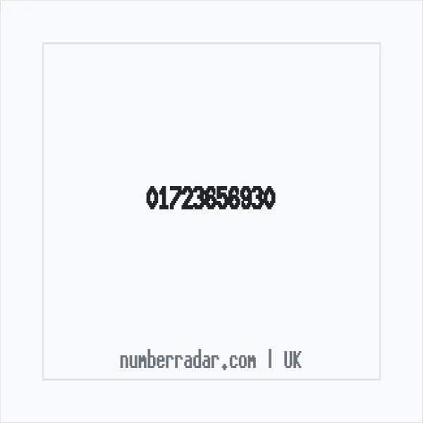 Reverse number check for +44 1723 656930 — who called me?