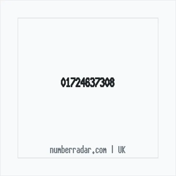 Reverse number check for +44 1724 637308 — who called me?