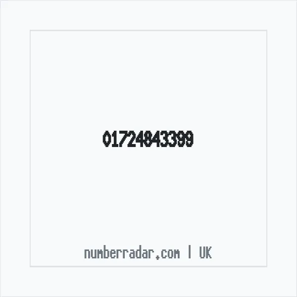 Reverse number check for +44 1724 843399 — who called me?