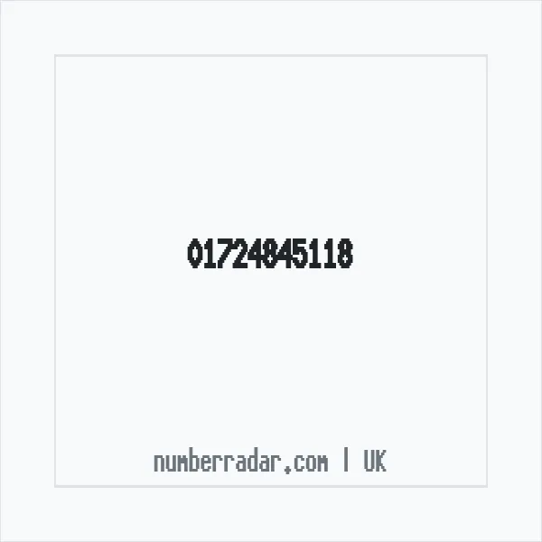 Reverse number check for +44 1724 845118 — who called me?