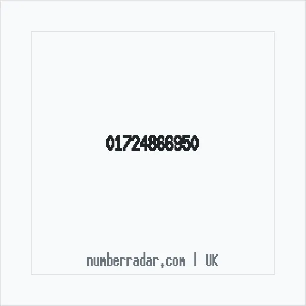 Reverse number check for +44 1724 866950 — who called me?