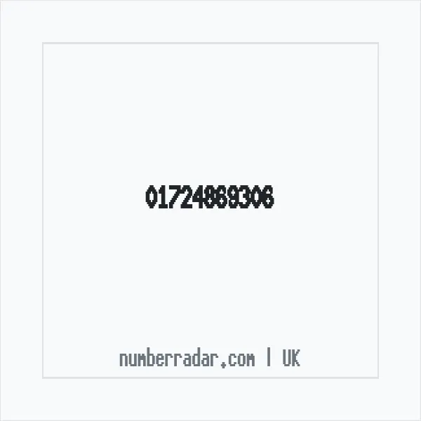 Reverse number check for +44 1724 869306 — who called me?