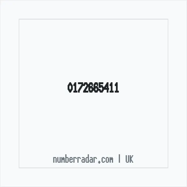 Reverse number check for +44 172665411 — who called me?