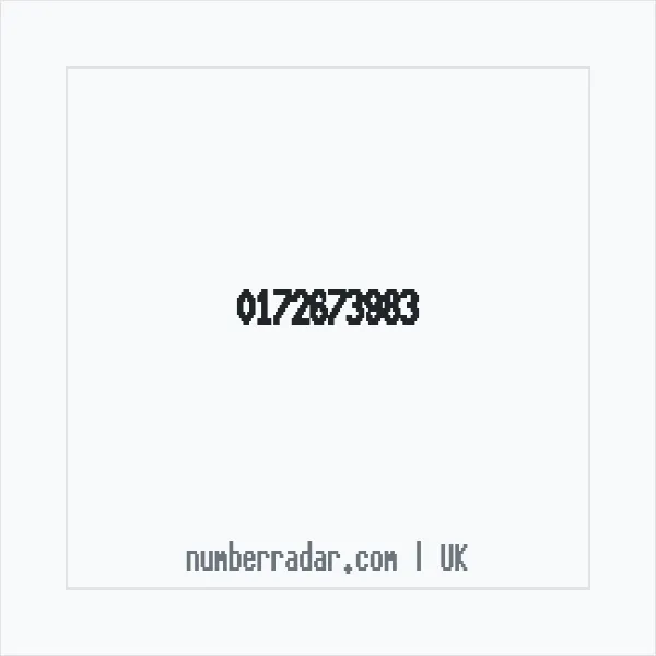 Reverse number check for +44 172673983 — who called me?
