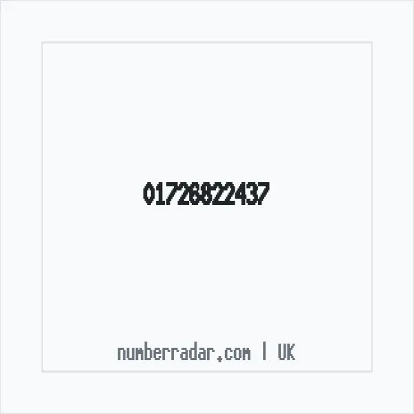Reverse number check for +44 1726 822437 — who called me?