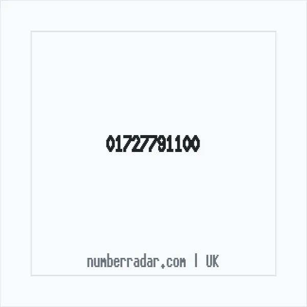 Reverse number check for +44 1727 791100 — who called me?