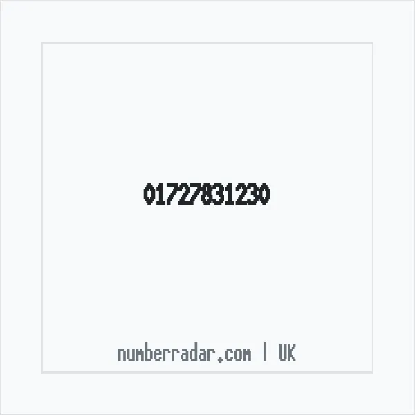Reverse number check for +44 1727 831230 — who called me?