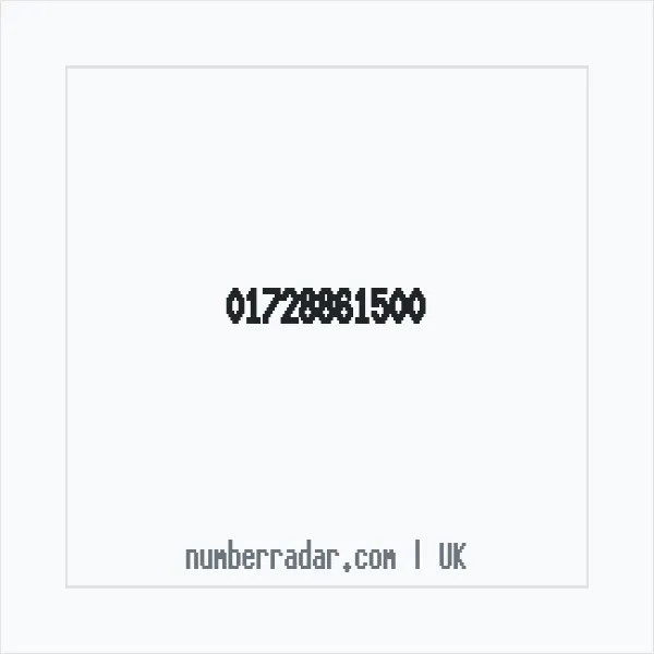 Reverse number check for +44 1728 861500 — who called me?