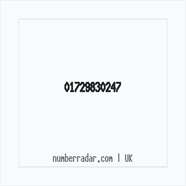 Reverse number check for +44 1729 830247 — who called me?